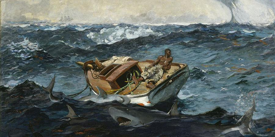 Image credit: The Gulf Stream (detail), Winslow Homer, 1899, Metropolitan Museum of Art, New York City, New York.