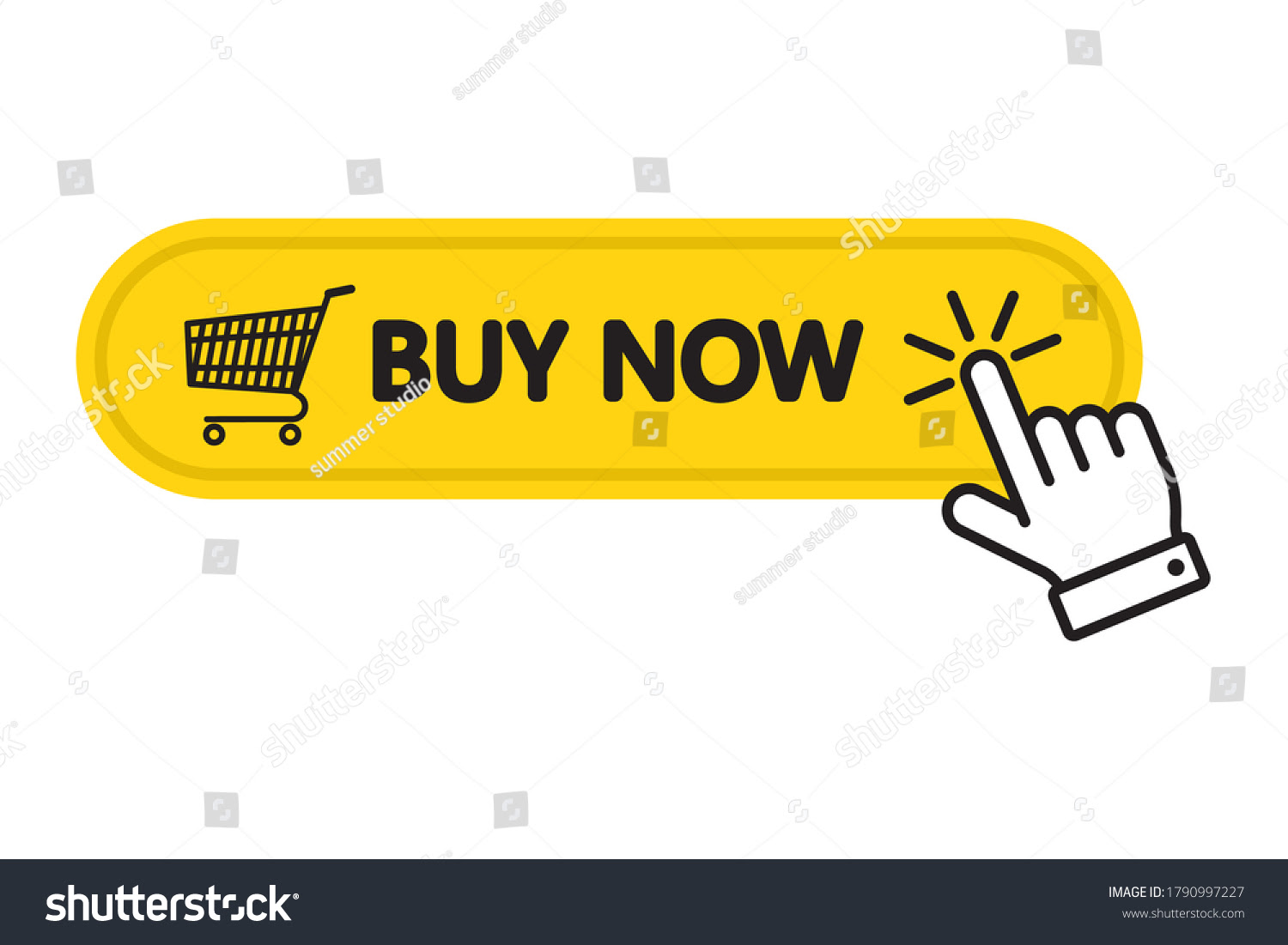 Click Here Buy Now Button Shopping Stock Vector (Royalty Free) 1790997227 |  Shutterstock