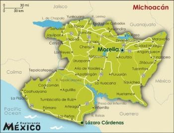 Michoacan map