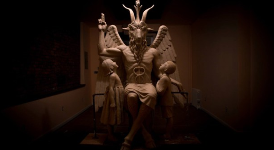 "The Satanic Temple is set to unveil its...monument in Detroit." (AP/CBS Detroit)