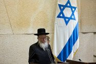 Hareidi Cabinet Minister Yaakov Litzman.