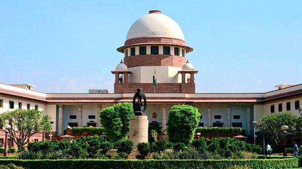 
A view of Supreme Court of India in New Delhi. File
