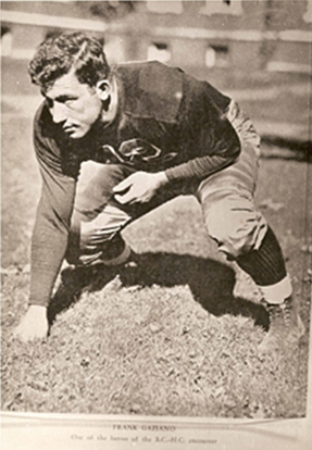 F. Gaziano football stance
