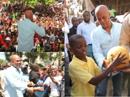 Le Président Martelly en tournée à Pilate, Port-Margot et Borgne