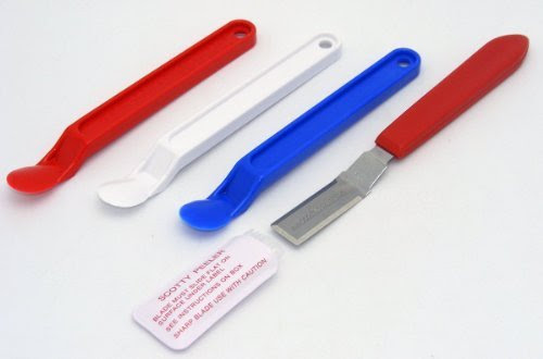 Scotty Peeler Label & Sticker Removers - The Ultimate Gizmo Set of 3 Originals and 1 Metal SP-2