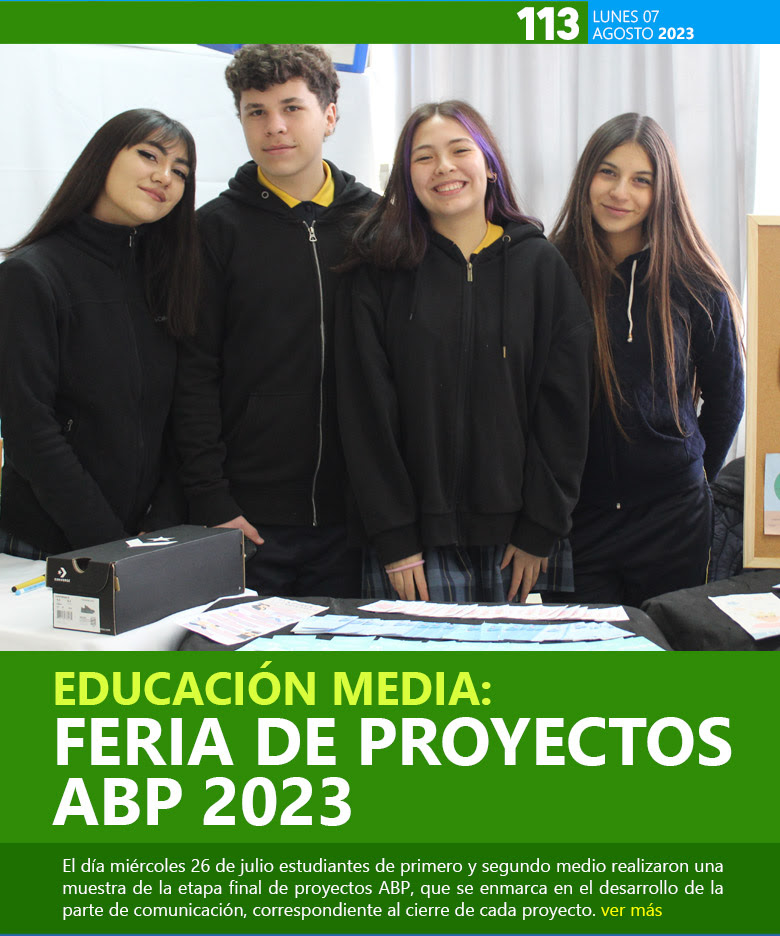Educación Media: Feria de proyectos ABP 2023