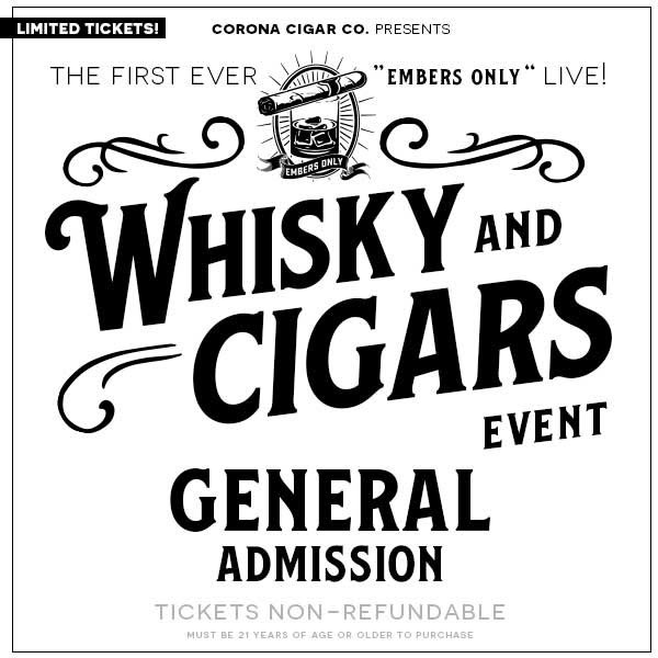 Image of Corona Cigar Presents: Embers Only LIVE! Event Ticket - General Admission