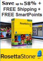 Rosetta Stone Homeschool - Save up to 58% + Free Shipping + Bonus SmartPoints