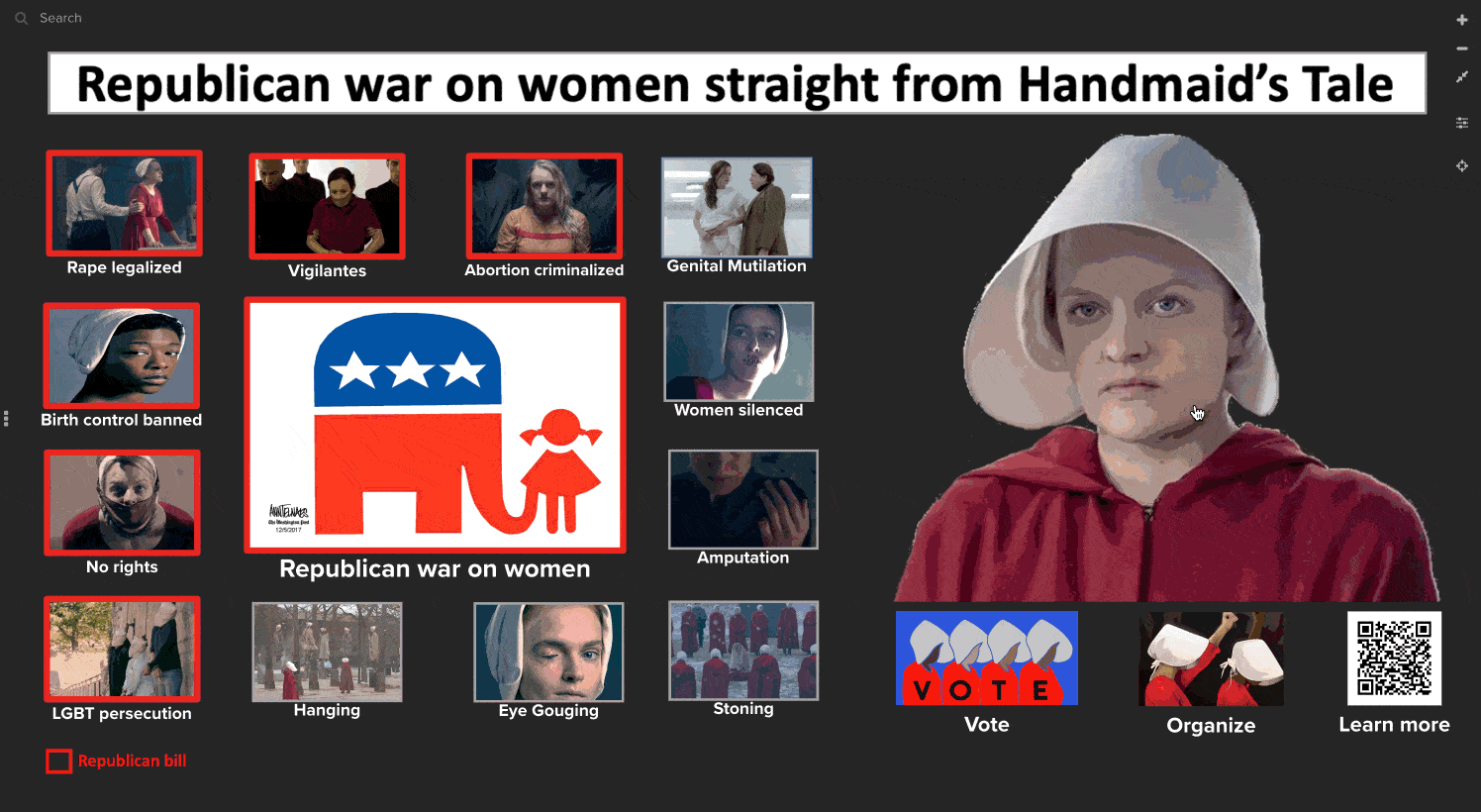 Republicans wage war on women and abortion using Handmaid's Tale as the playbook