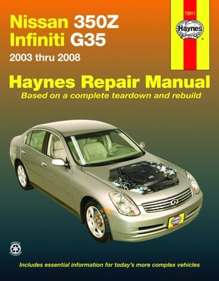 Nissan 350Z Infiniti G35 2003 thru 2008 Haynes Repair Manual EPUB