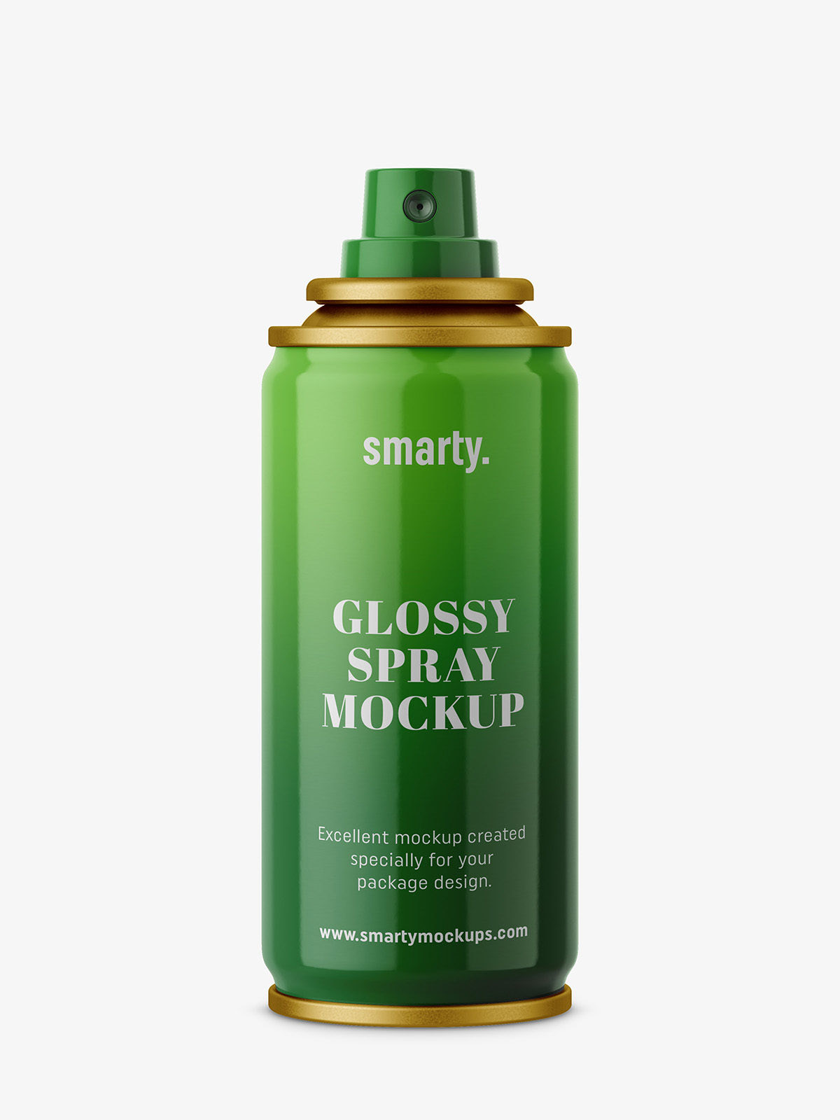 Glossy spray mockup Smarty Mockups