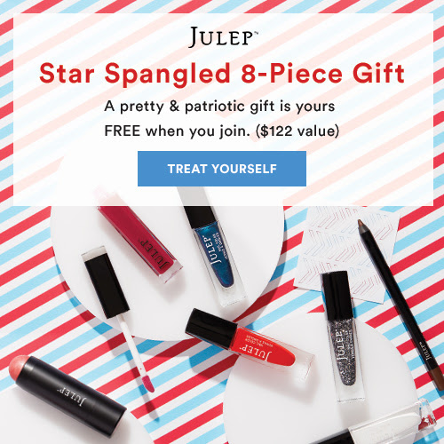 Free 8-Piece Star Spangled Beauty Gift when you join Julep