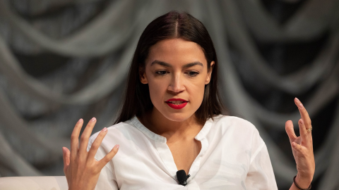 AOC Lectures Military Combat Vets in Congress About Her 'Physically Difficult' Job as a Bartender