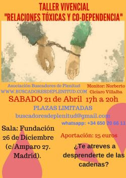 Taller Vivencial Asociación Buscadores de Plenitud