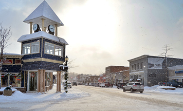 Boyne City downtown January