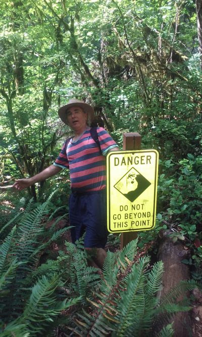 John Doan Behind Danger Sign