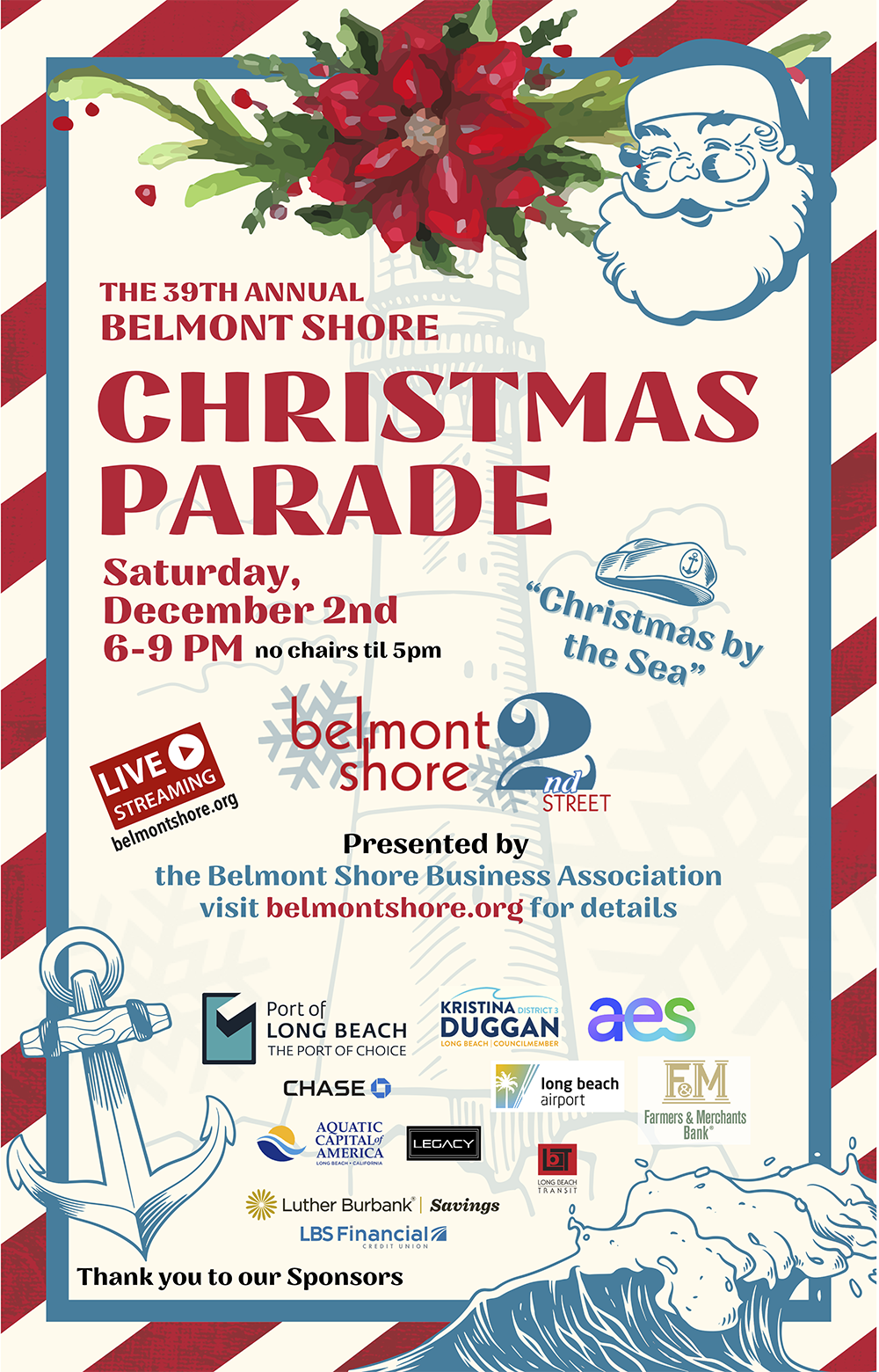 Annual Belmont Shore Christmas Parade Returns for 39th Year! 2023 Theme
