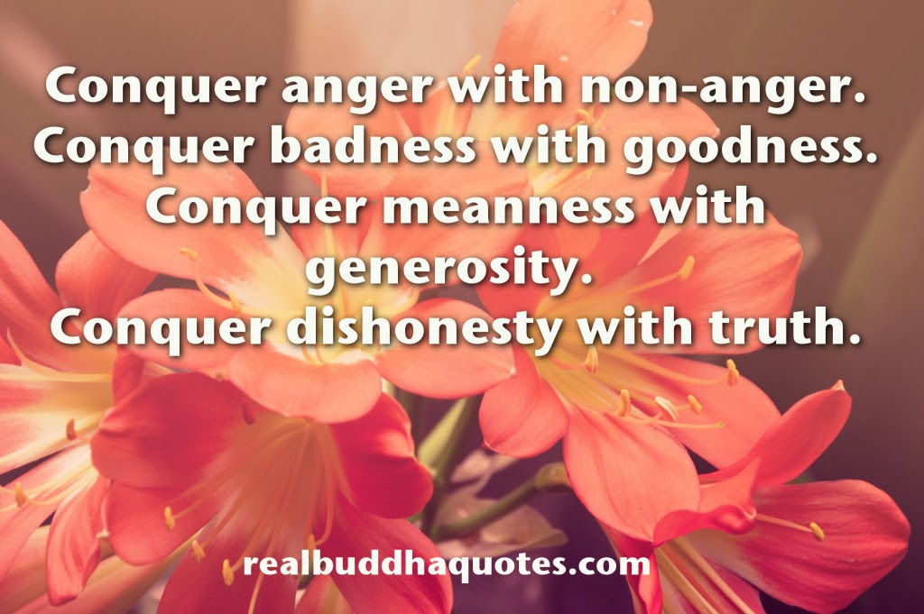 conquer anger with non-anger