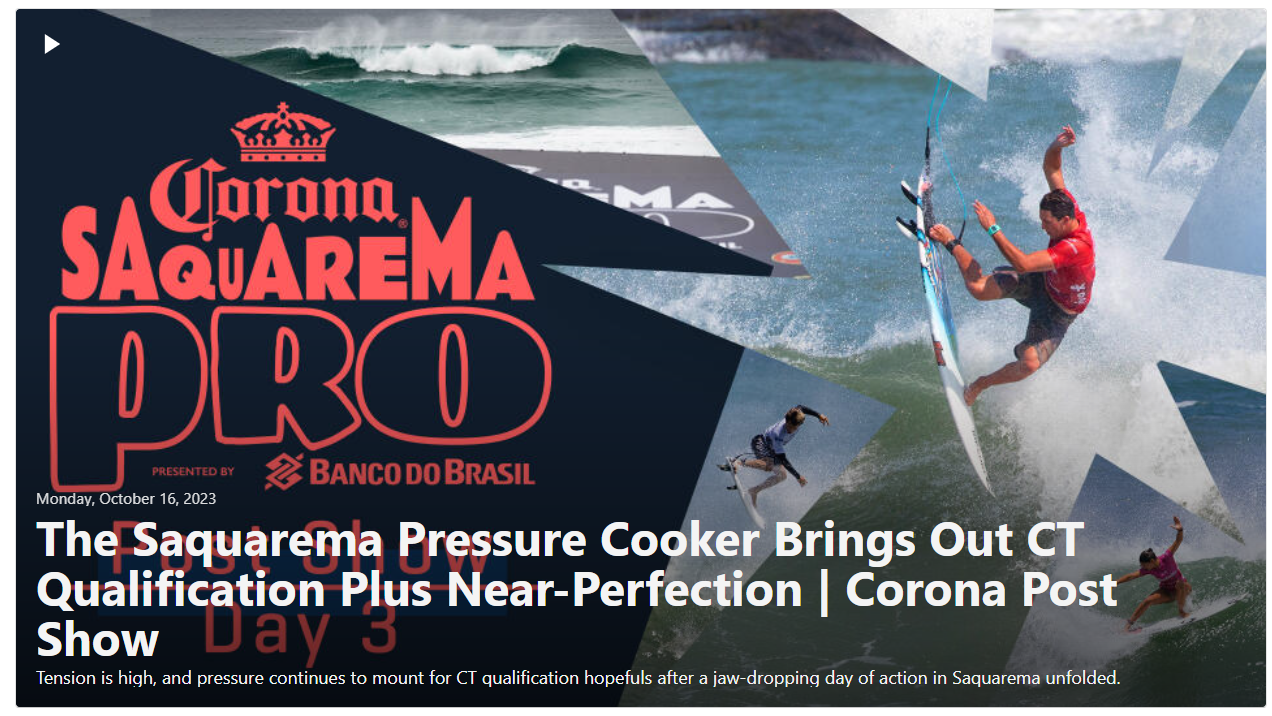 Erin Brooks and Samuel Pupo Win the Corona Saquarema Pro Presented