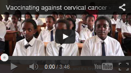 Video of the week Video of the week: Vaccinating against cervical cancer - HPV vaccines in Rwanda