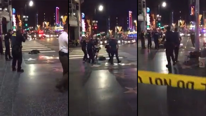Witness: LAPD Shot Unarmed Man Ten Times and Killed Him in Hollywood