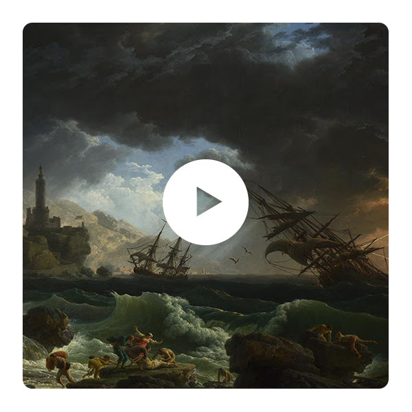 Claude-Joseph Vernet, A Shipwreck in Stormy Seas ('Tempête'), 1773 © The National Gallery, London