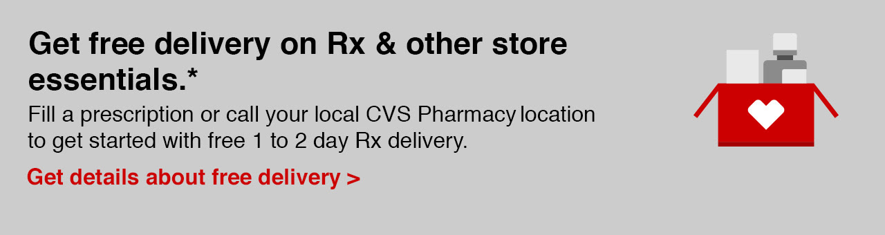 Get free delivery on Rx & other store essentials. See disclaimer.