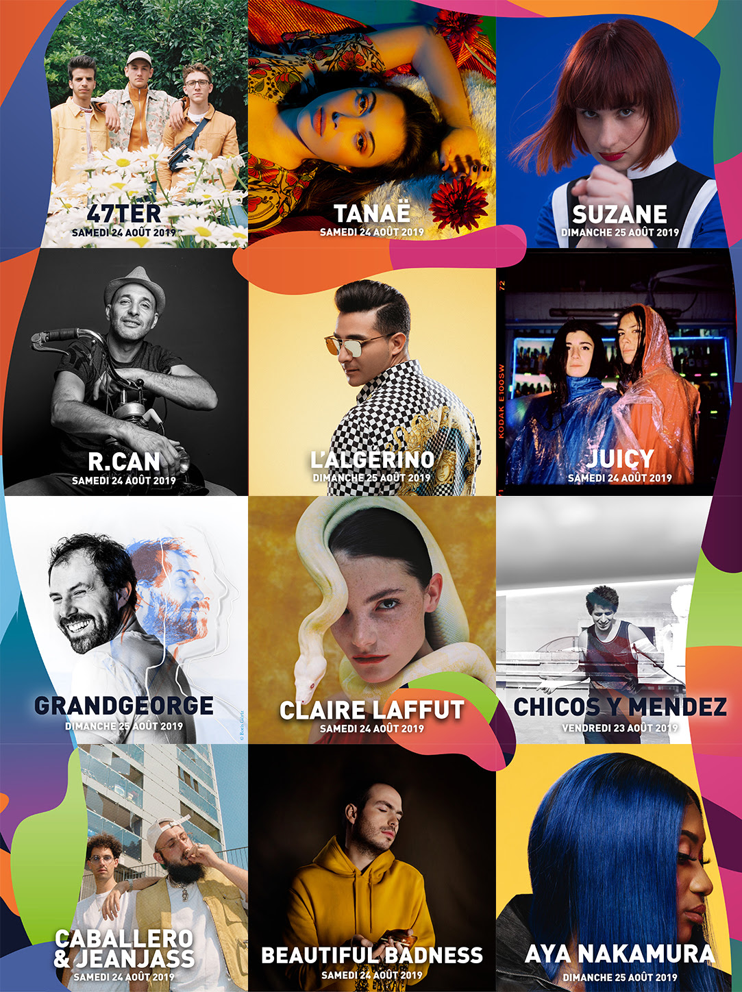 Les Solidarités 2019 : 12 nouveaux noms + horaires disponibles Les Solidarités 2019 : 12 nouveaux noms + horaires disponibles
