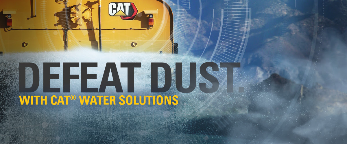 Defeat Dust with Cat® Water Solutions