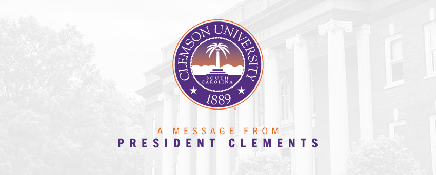A Message From President Clements