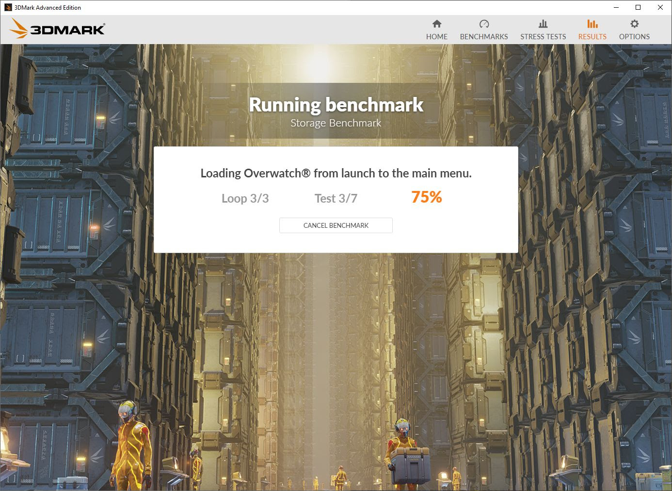 3DMark Storage Benchmark screenshot