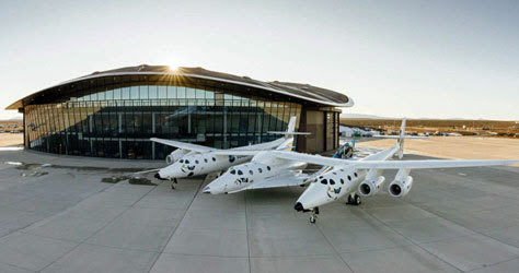 El aeropuerto de Spaceport America diseñado por Norman Foster.