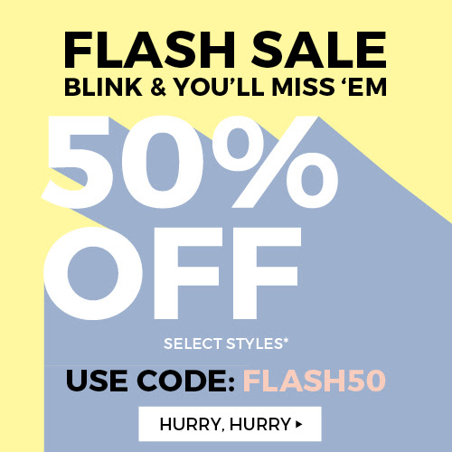 50% off Select Items
