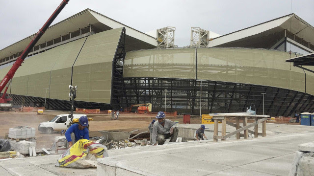 Quase sete anos após a Copa de 2014, Arena Pantanal ainda está inacabada