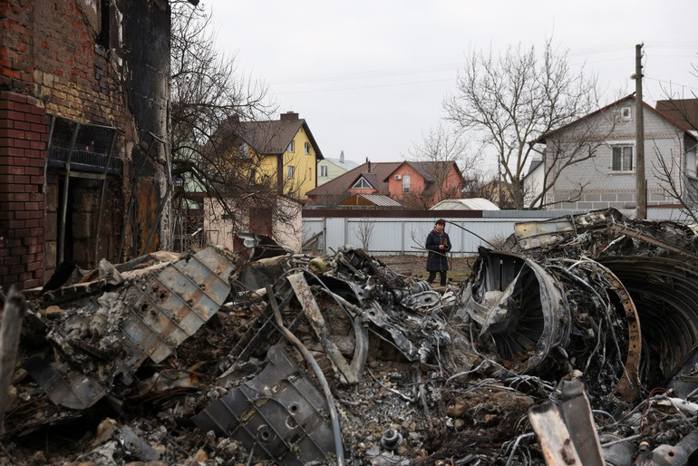 Ukraine tan hoang trong mưa bom bão đạn - Hình 14
