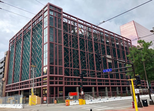 Park ramp being demolished for new Public Service Center