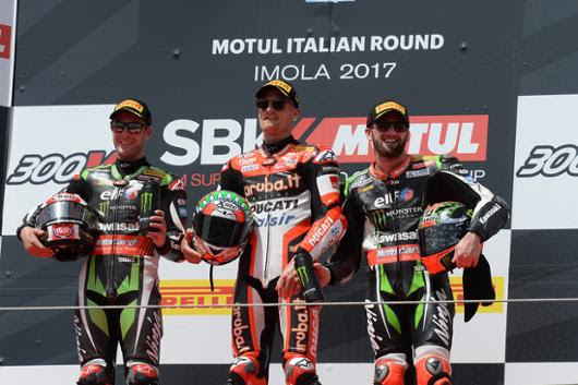 Podio WorldSBK Gara 2