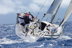 J/111 JBoss sailing St Barth regatta