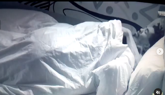 #BBNaija: Shameful for a married woman - Nigerians react to clip of Boma and Tega under the duvet during lights out (video)