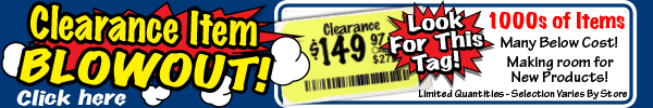 Clearance Item Blowout - 1000s Of Items