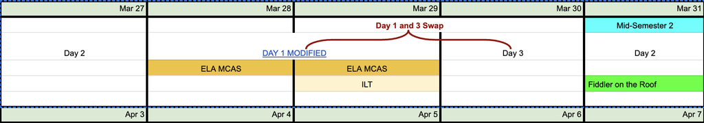 MCAS WEEK