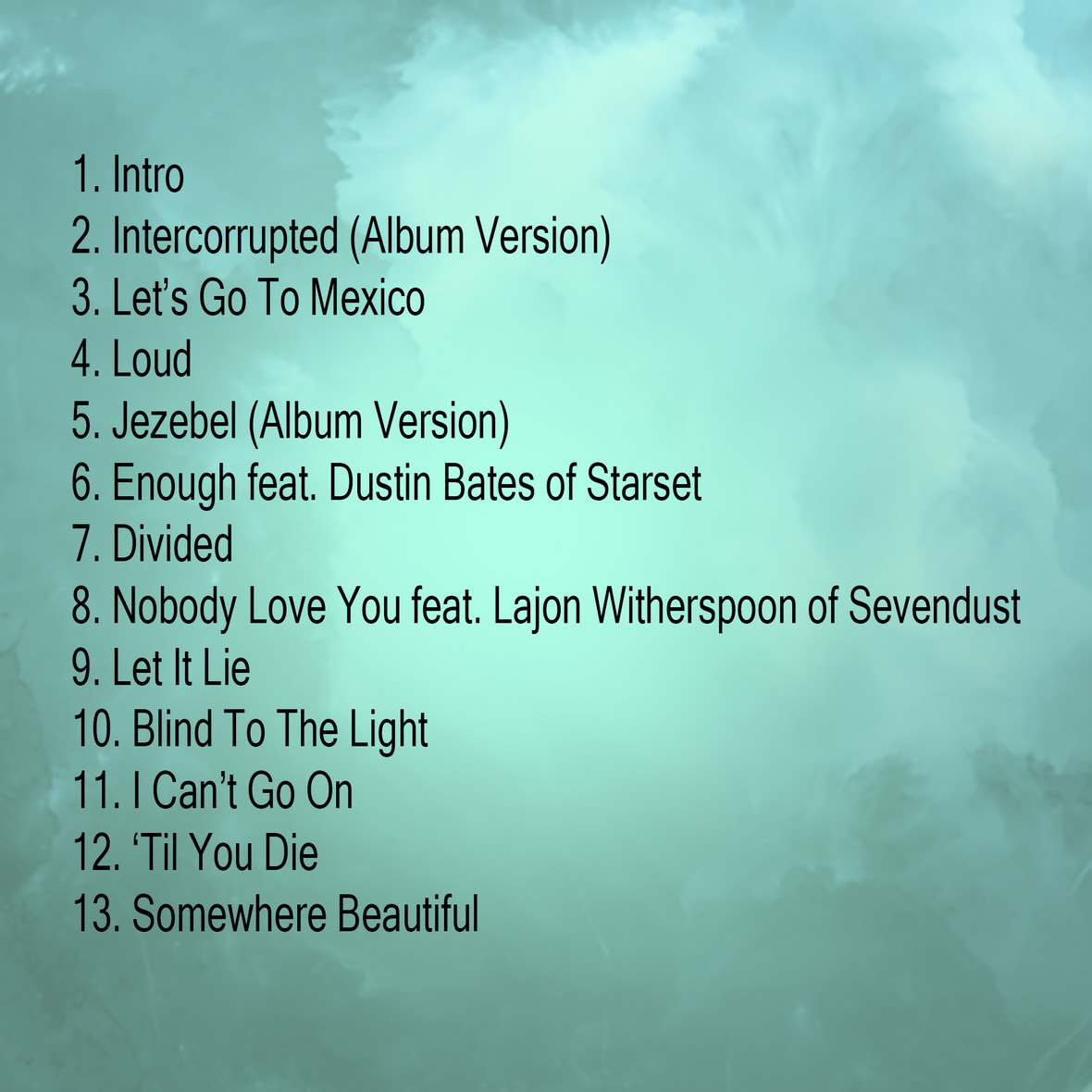 TRACK LIST