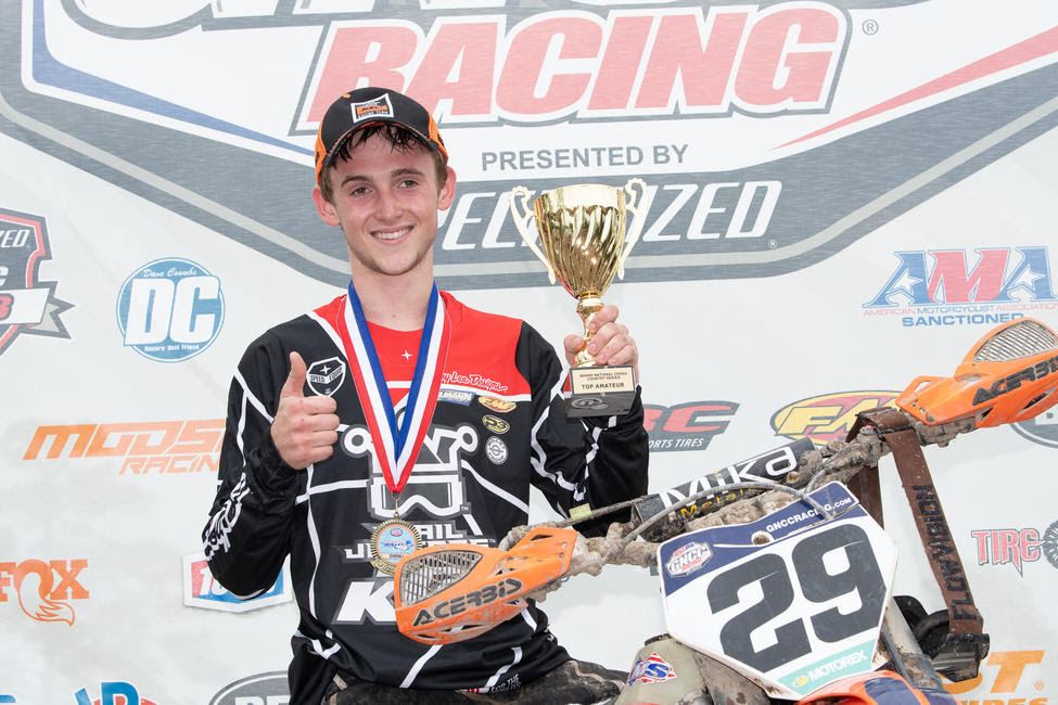 Simon Johnson clinched the Top Amateur honors and the 250 A class win in South Carolina.