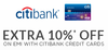 Extra 10% Cashback with Cit...