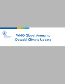 Cover of WMO Global Annual to Decadal Climate Update