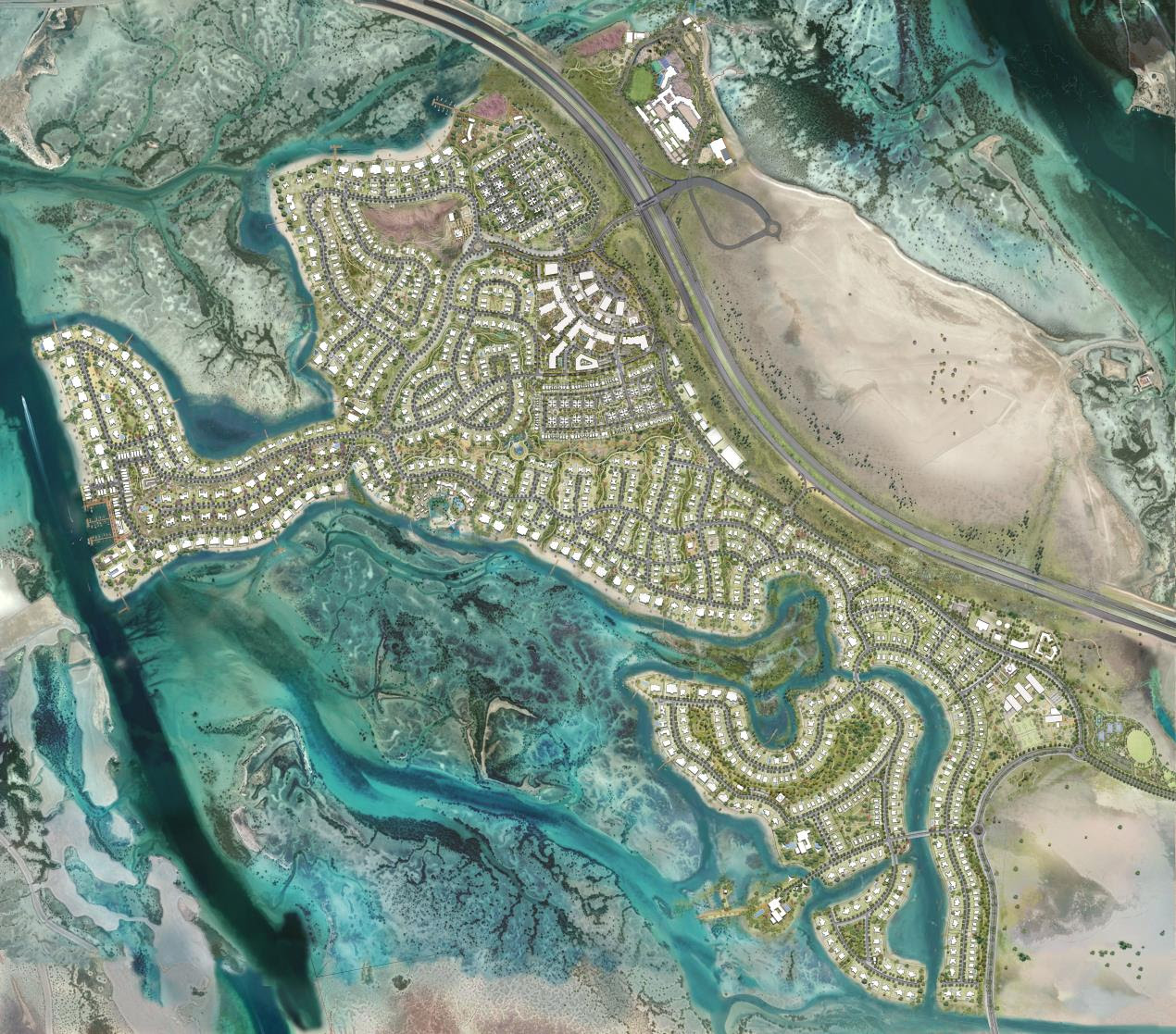 Illustrative Master Plan of Jubail Island