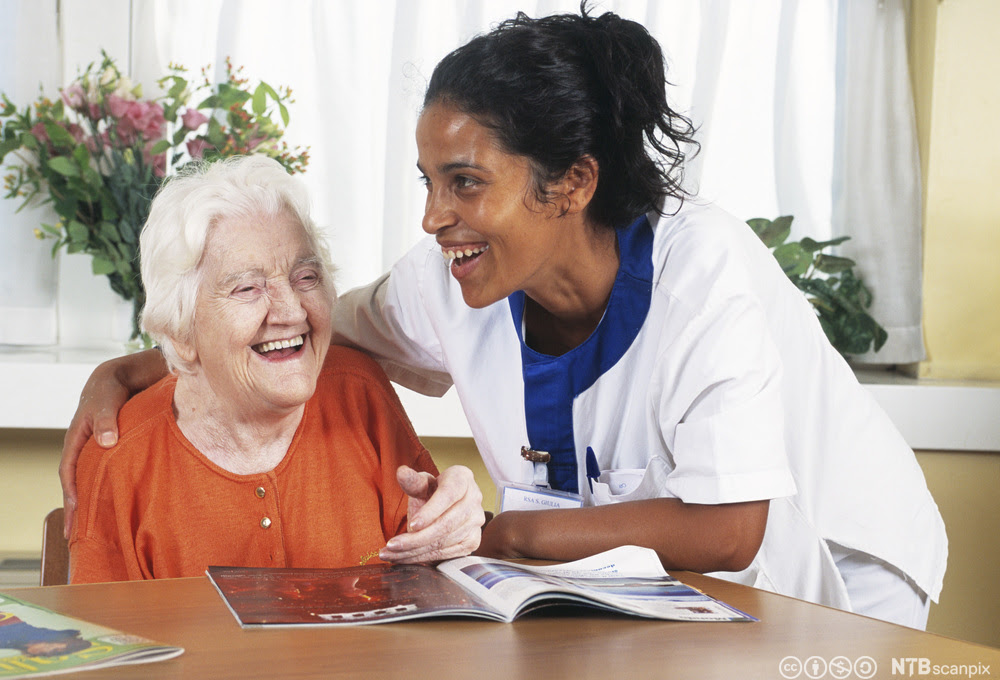 Illustrasjon fra sykehjem