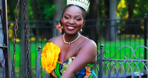 Christelle Awa, winner of African Most Beautiful USA pageant