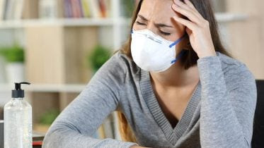 Woman Long COVID Sick