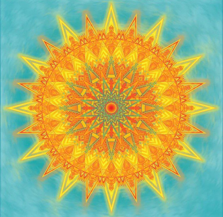 Sun mandala